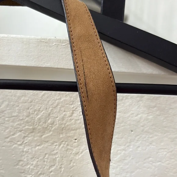 Mondani Vintage Brown Suede Shoulder Bag - Picture 4 of 7